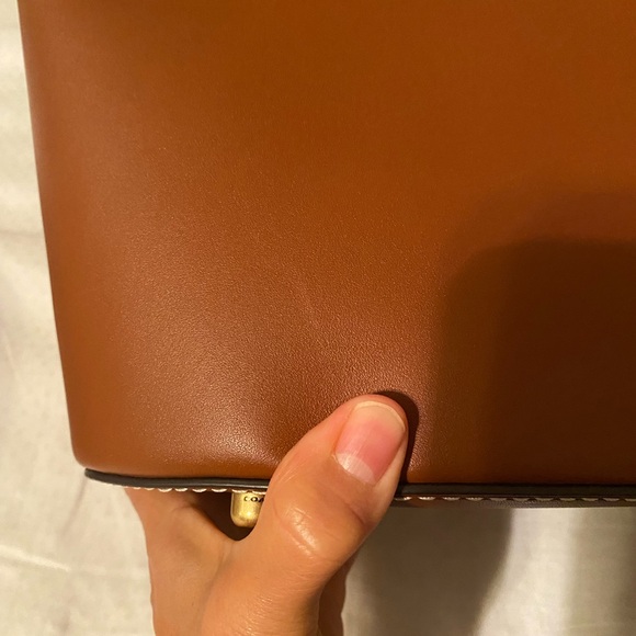 Coach Dakota Bucket Bag in Saddle - Picture 6 of 8